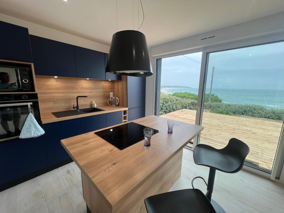 Le Bruit Des Vagues Villa Les Pieux Exterior foto